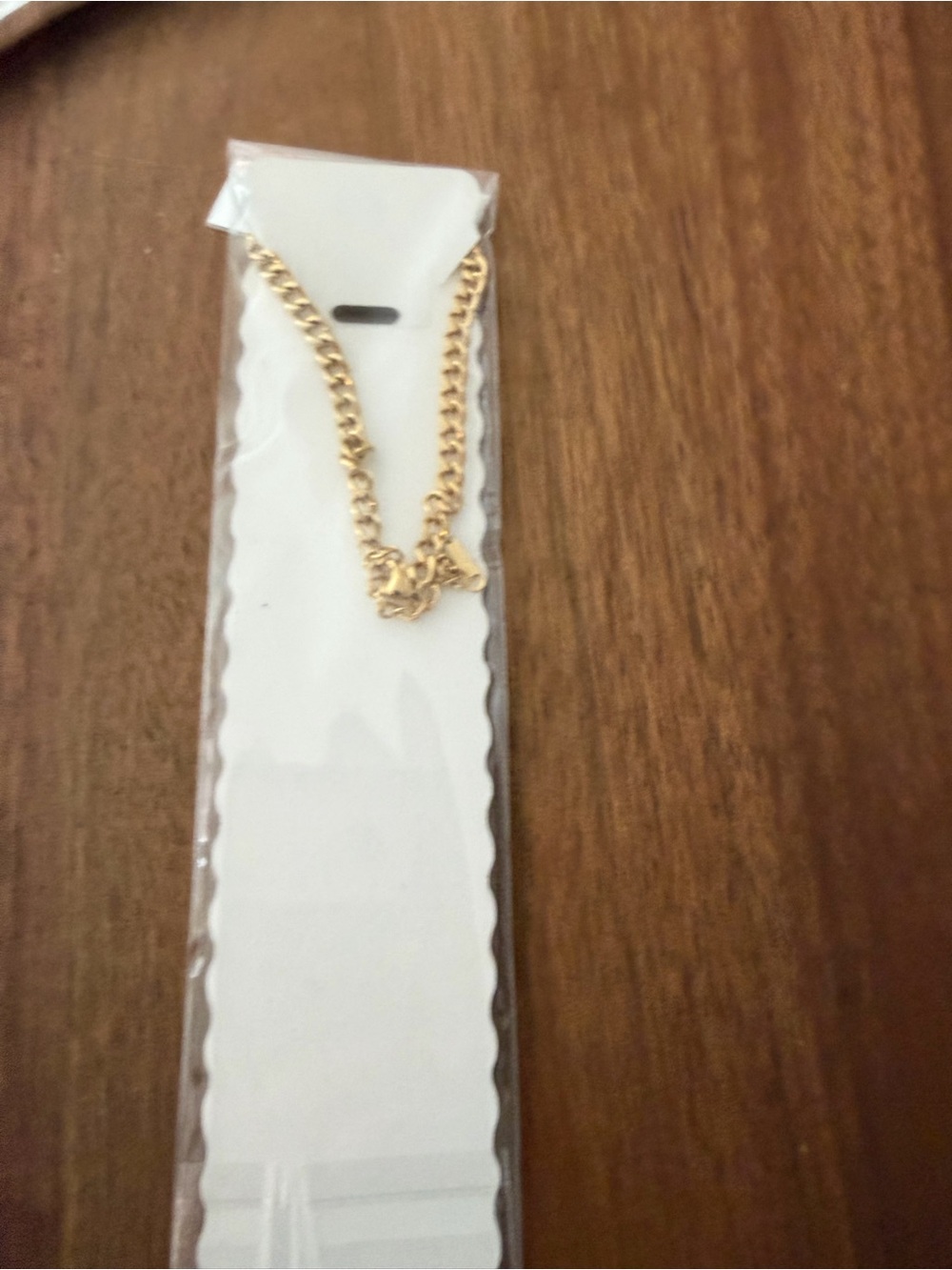 Delleza Gold Tone Chain Necklace with Number Pendant - Picture 3 of 3